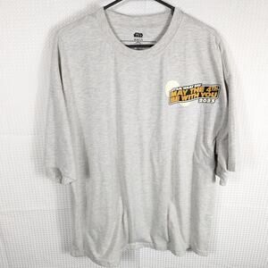 Star Wars Day 2023 T-Shirt L Gray May the 4th Be With You Disney Cantina Graphic